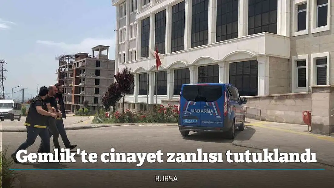 Gemlik'te cinayet zanlısı tutuklandı