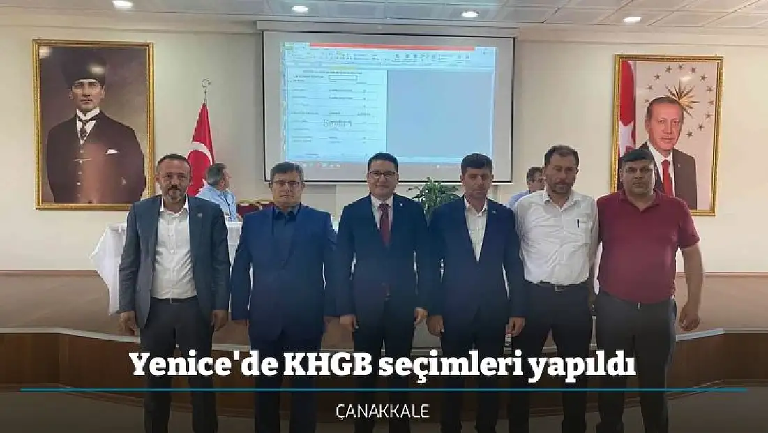 Yenice'de KHGB seçimleri yapıldı