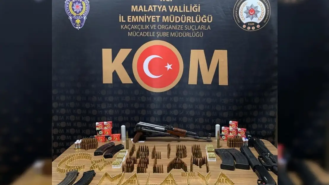 Malatya'da silah kaçakçılığı ve gasp şüphelisi 7 kişi gözaltına alındı!