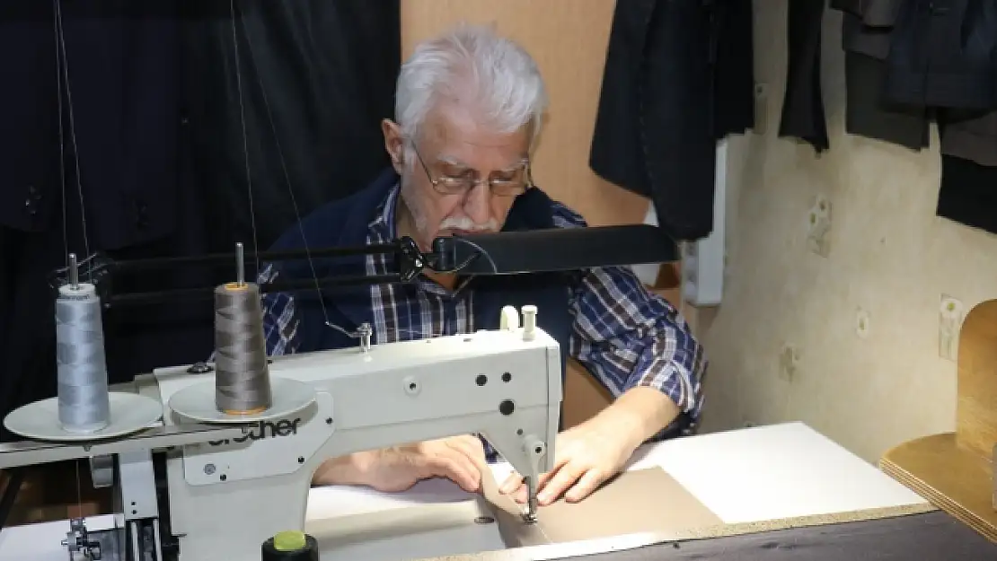 58 yıldır terzilik yapan esnaf, mesleğine 72 gün sonra geri döndü