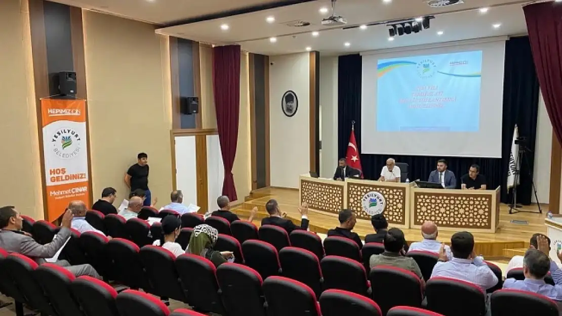 Yeşilyurt Belediye Meclisi Temmuz ayı toplantısını yaptı
