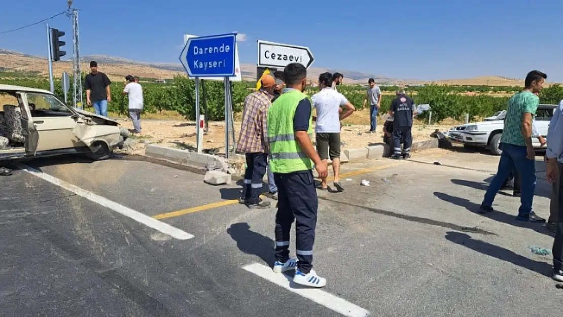 Trafik kazası: 5 yaralı