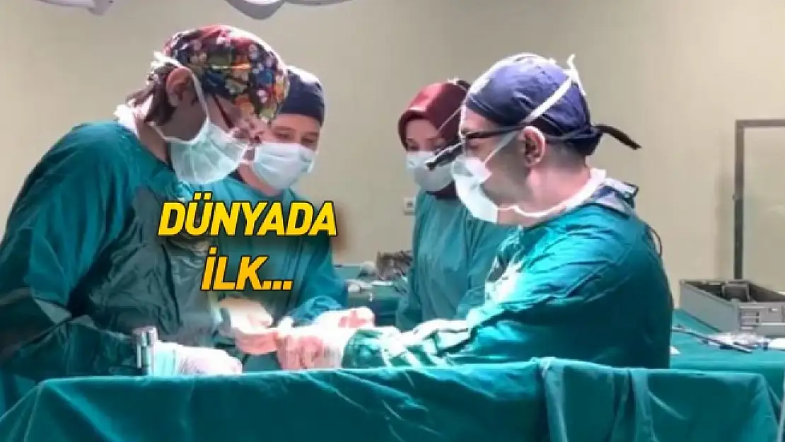 Dünyanın ilk 6'lı çapraz karaciğer nakli Malatya'da yapıldı