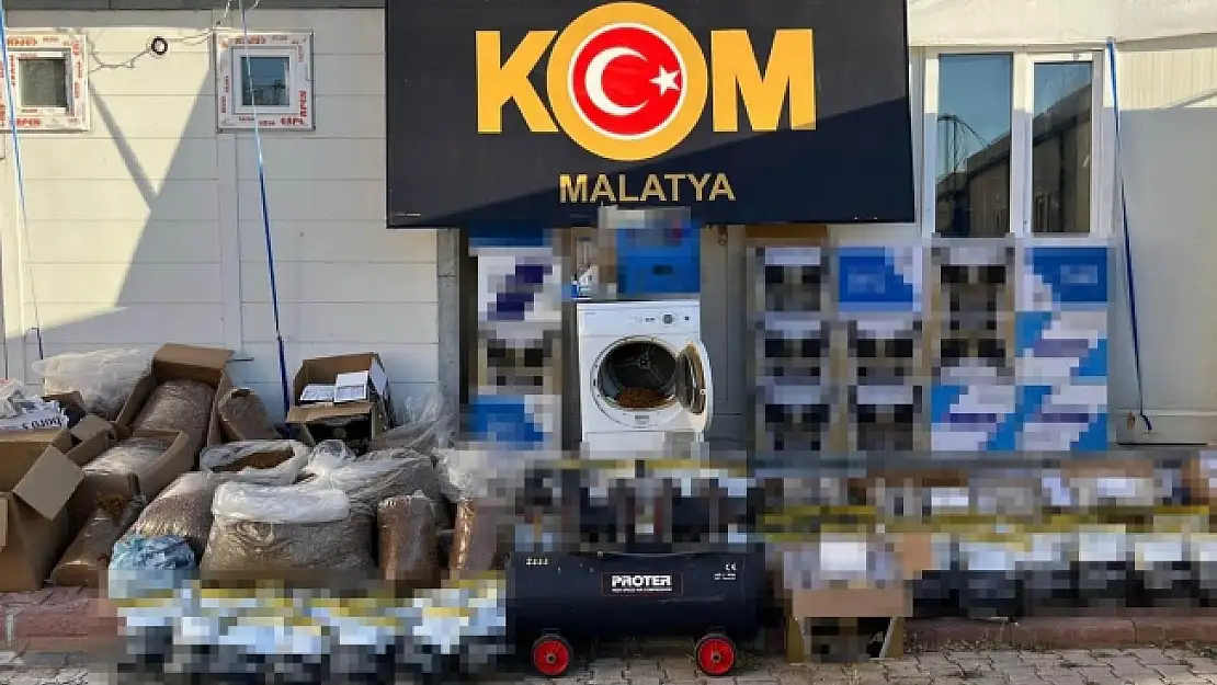 Malatya'da kaçakçılık operasyonu