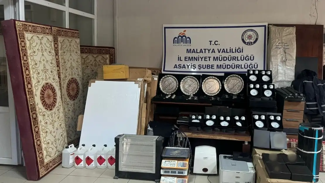 2 milyon TL'lik eşya çalan şüpheliler yakalandı