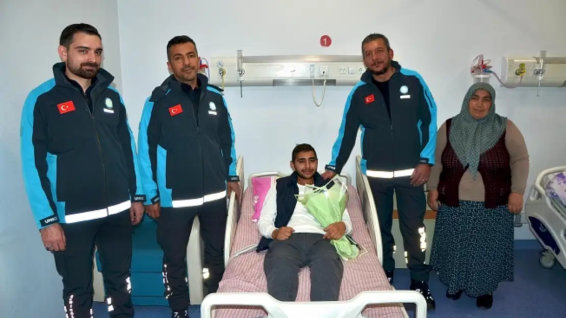 Boğulma tehlikesi sonrası yaşama tutundu!