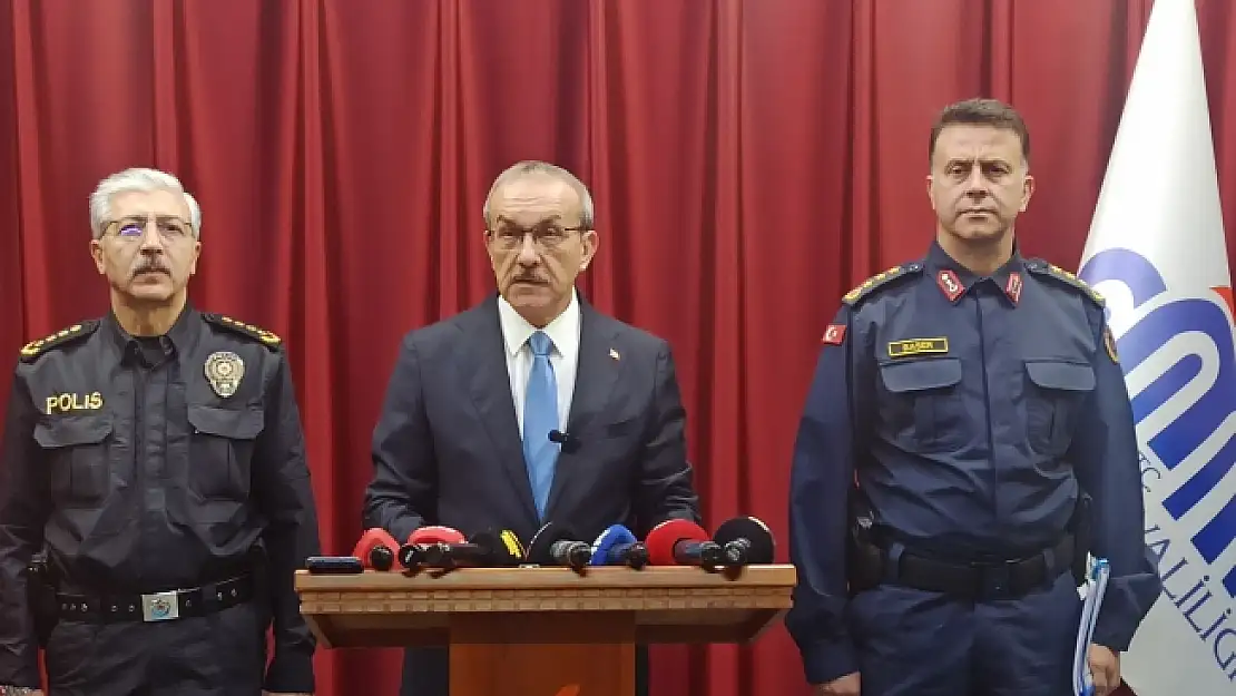 Malatya Valisi Seddar Yavuz, yılbaşı tedbirlerini açıkladı