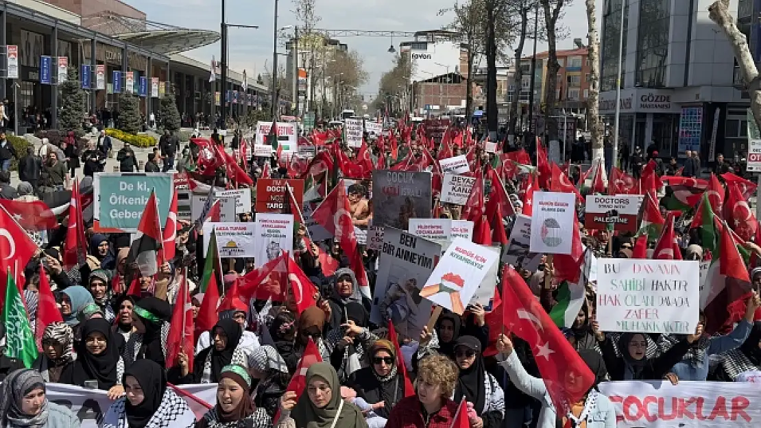 Malatya'da İsrail'in Gazze saldırıları protesto edildi