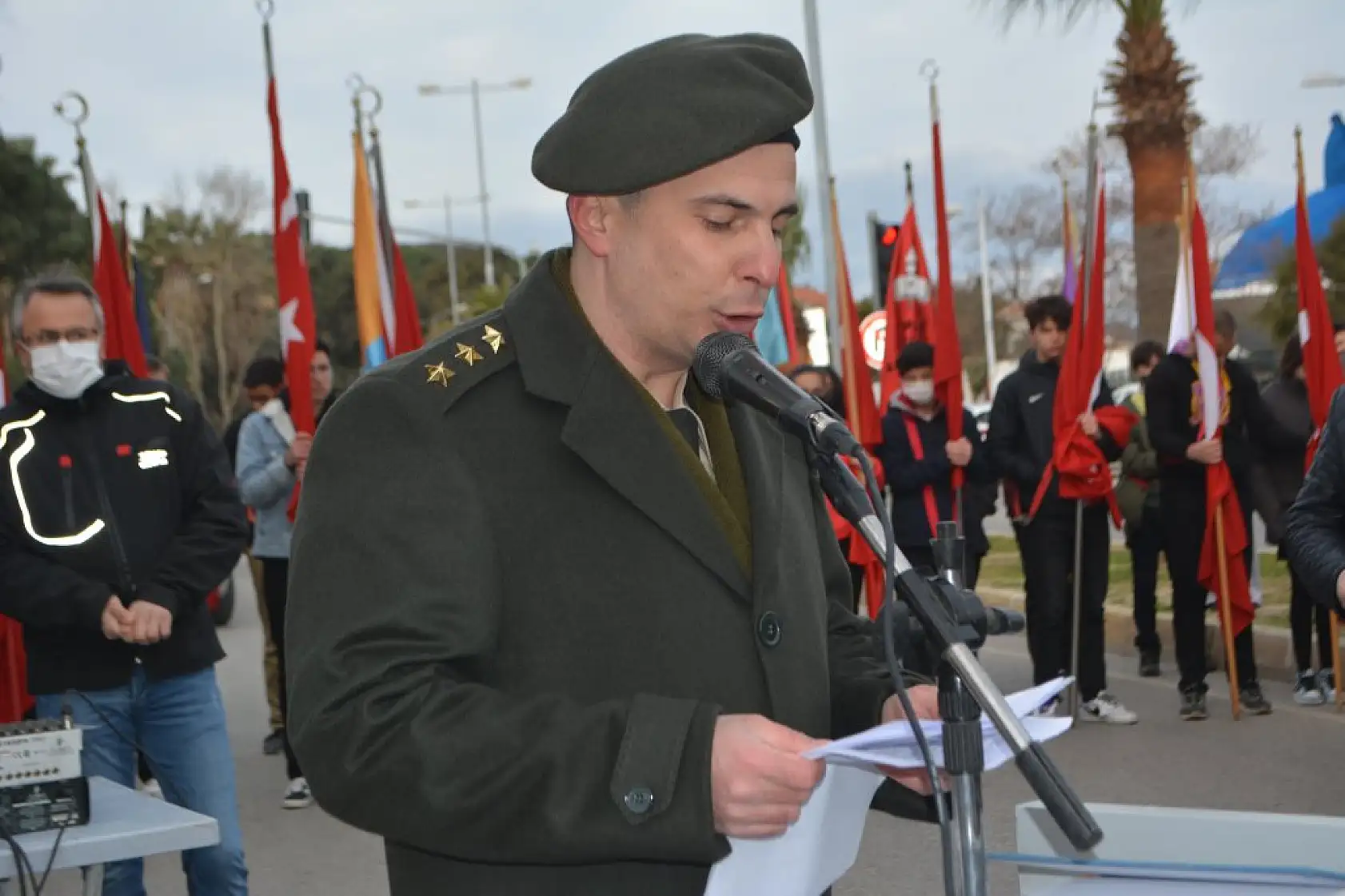 Ayvalık'ta Çanakkale Zaferi'nin 107. yıldönümü gururu