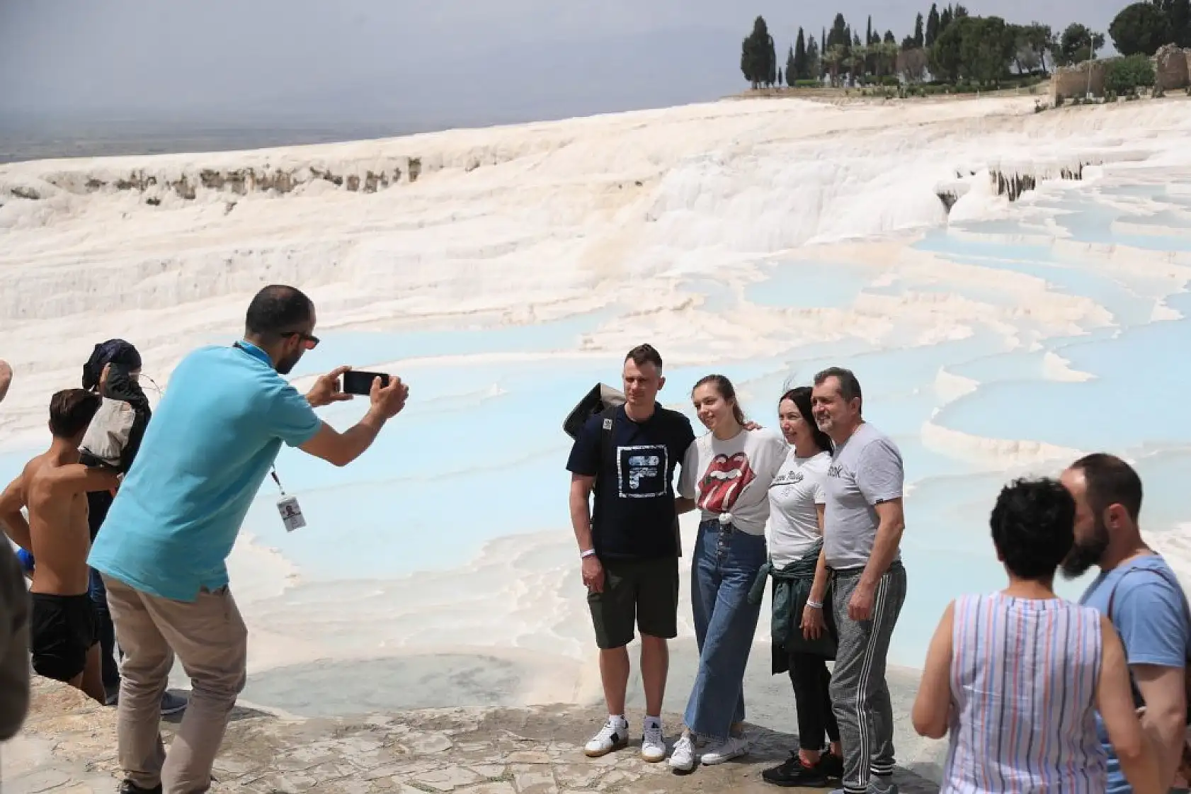 Pamukkale'de bayram bereketi