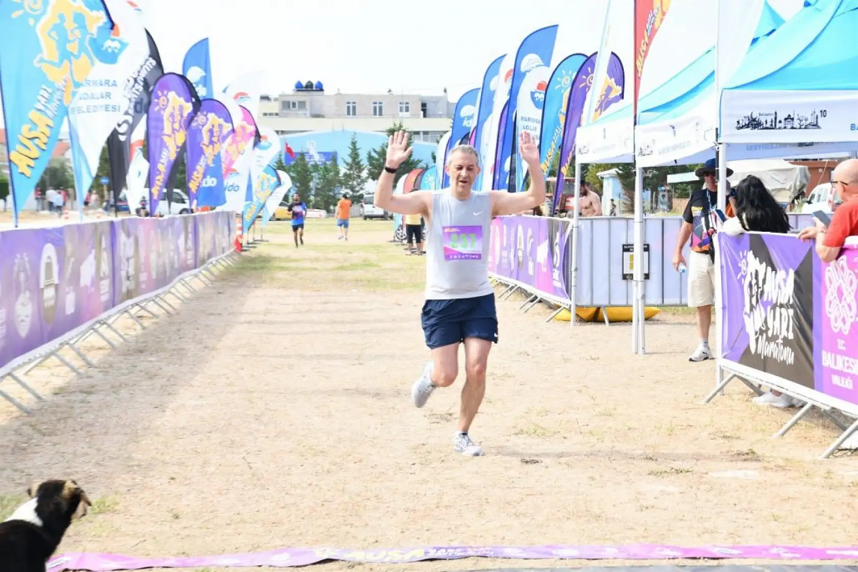 Avşa'da temiz bir Marmara için koştular