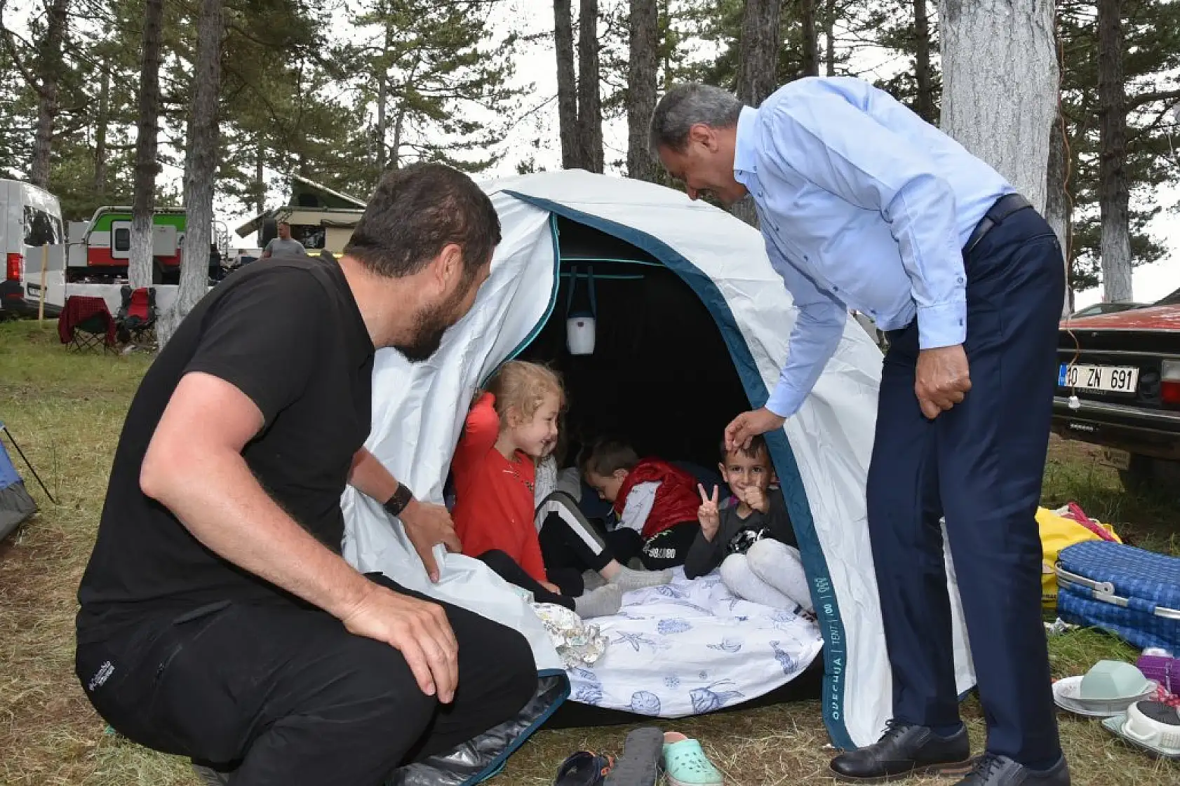 Sındırgı kamp ve karavan festivali doğaseverleri bir araya getirdi