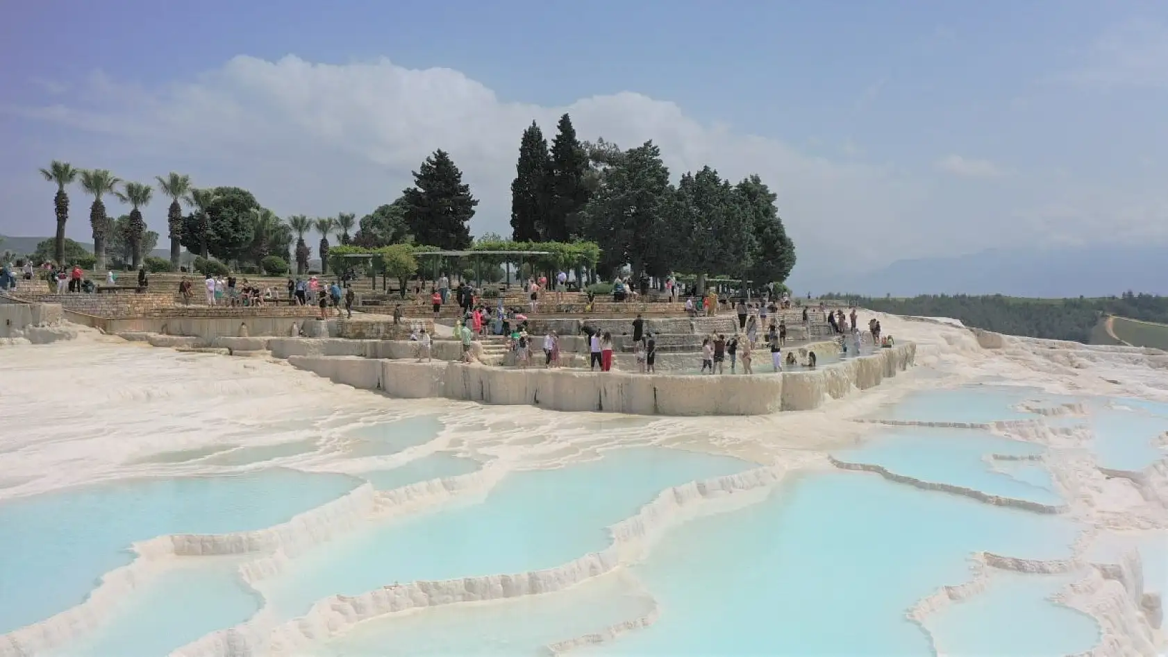 Pamukkale'de bayram bereketi