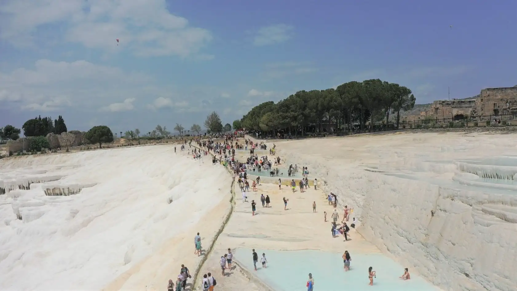 Pamukkale'de bayram bereketi