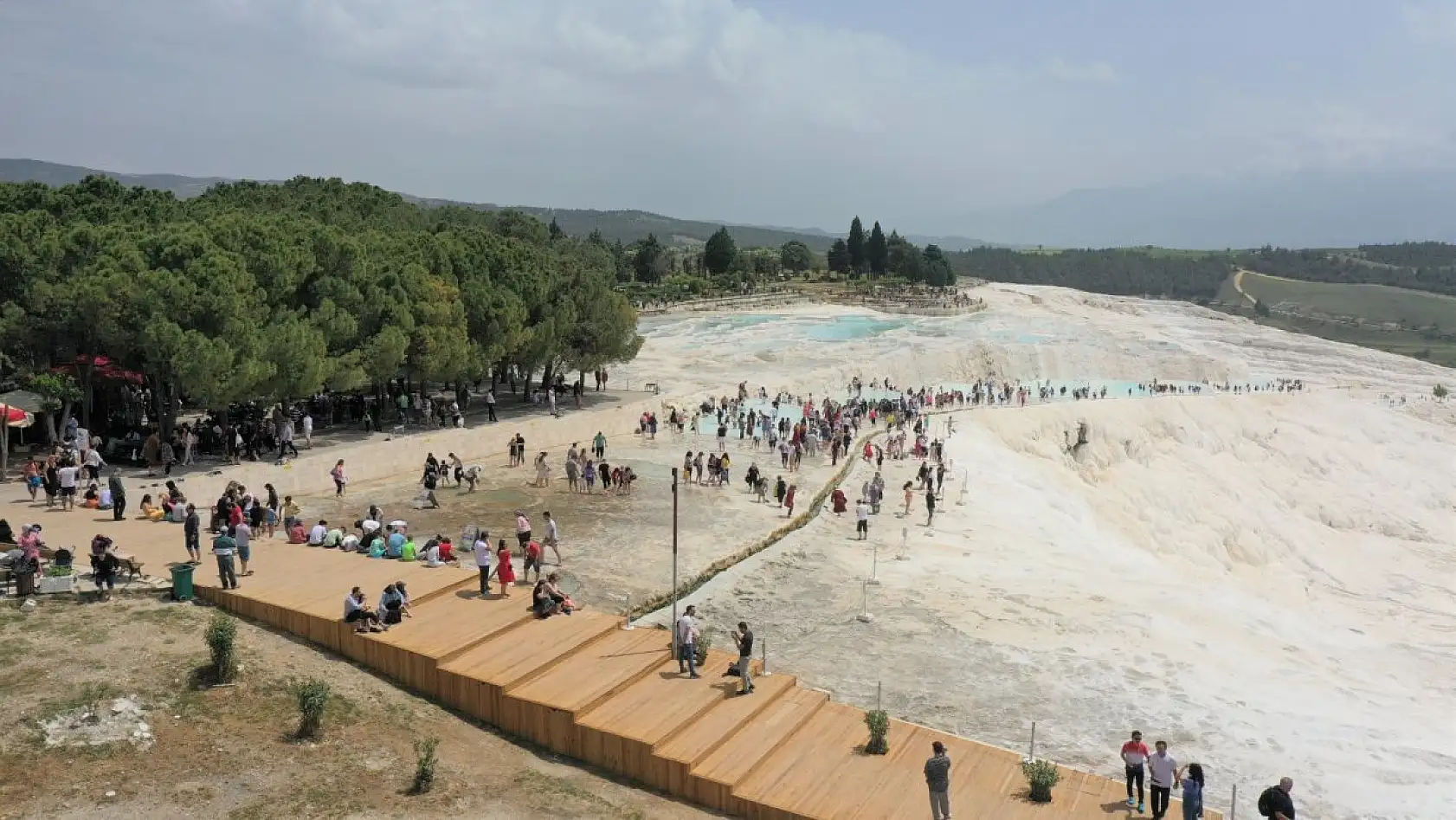Pamukkale'de bayram bereketi