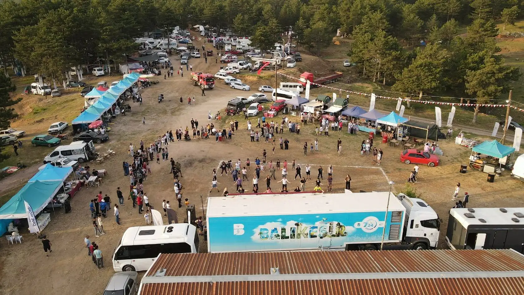 Sındırgı kamp ve karavan festivali doğaseverleri bir araya getirdi