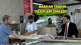 Başkan Taşkın vatandaşla hasbihal etti