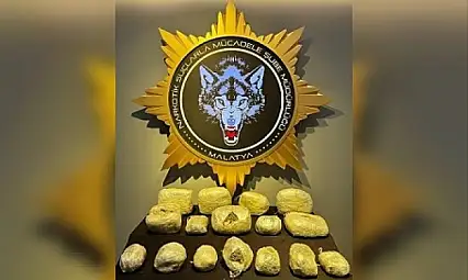 Malatya'da 9 kilo uyuşturucu yakalandı!
