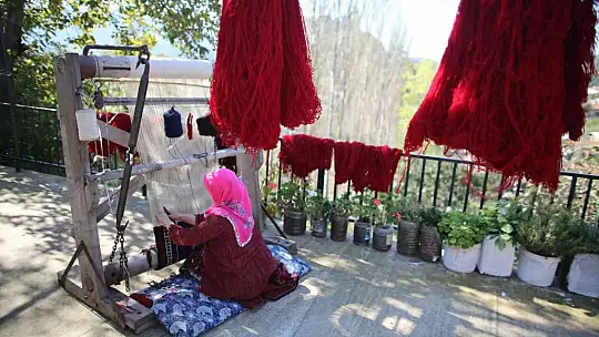 200 yıl sonra Sındırgı'da kök boya bahçesi kuruldu