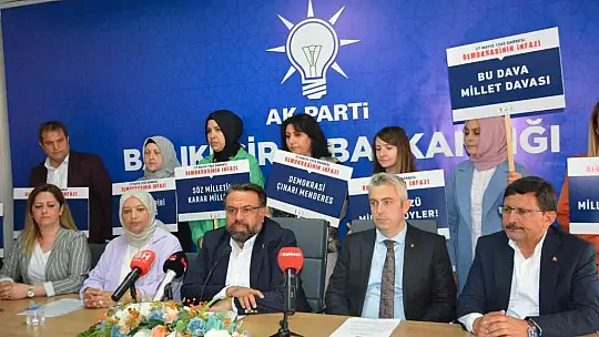 AK Parti Balıkesir İl Başkanlığından '27 Mayıs Darbesi' açıklaması