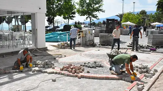 Akçay Kordon yaz sezonuna hazırlanıyor