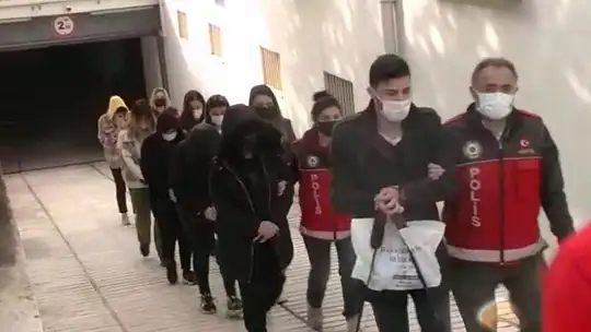 Araç kiralama operasyonunda 18 tutuklama