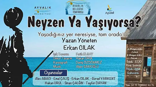 Ayvalık'ta 99 yıl sonra yeniden belediye tiyatrosu kuruldu