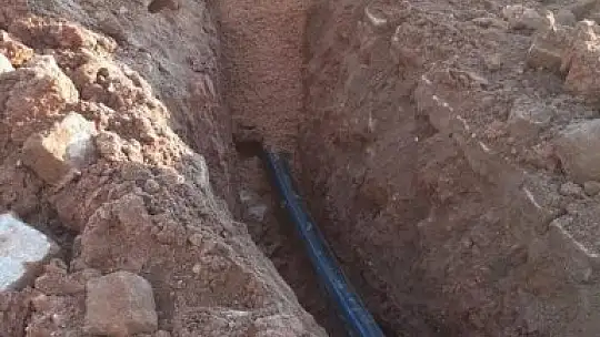 Ayvalık'ta BASKİ ekipleri zor kış koşullarında çalışmalarını sürdürüyor