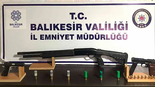 Balıkesir'de 186 şahsa huzur operasyonu