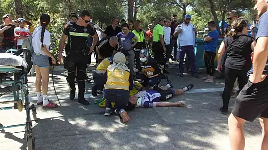 Balıkesir'de bisiklet yarışlarının ikinci gününde ödül töreni yapıldı