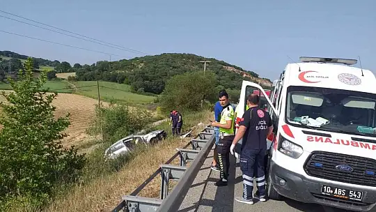 Balıkesir'de trafik kazası 1 ölü 2 yaralı