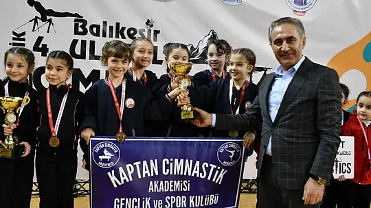 Balıkesir'de ulusal cimnastik turnuvası