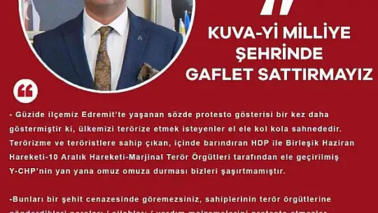 Balıkesir MHP İl Başkanı Yüksel'den Canan Kaftancıoğlu tepkisi