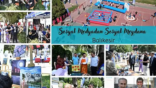 Balıkesirli gençler Sosyal medyadan, sosyal meydana indi