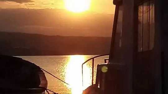 Bandırma'da gün batımı, görenleri hayran bıraktı