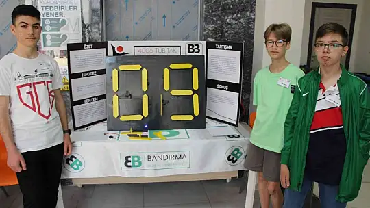 Bandırma'da TÜBİTAK 4006 Bilim Fuarı açıldı