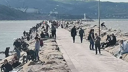 Bandırma iki günde hem kışı hem yazı yaşadı