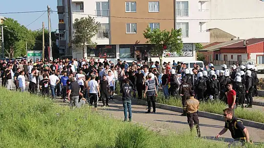 Bandırmaspor - Bursaspor maçı sonrasında arbede yaşandı