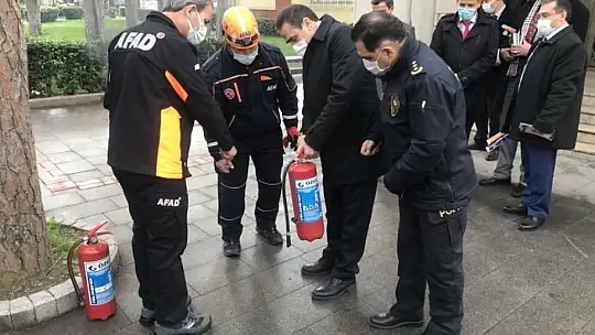 Burhaniye'de Afet Eğitimi Toplantıları yapıldı