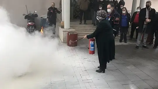 Burhaniye'de Afet Eğitimi Toplantıları yapıldı