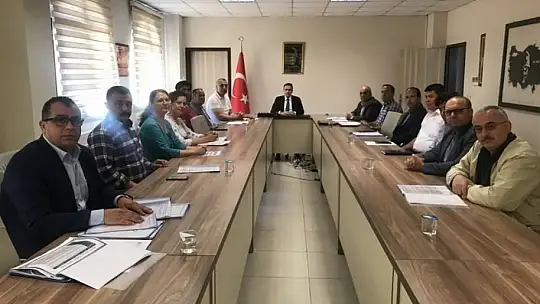 Burhaniye'de BİGEP değerlendirme toplantısı