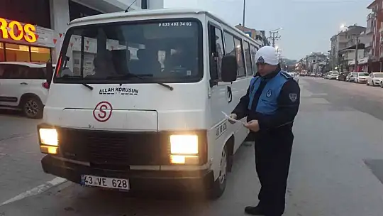 Büyükşehir toplu ulaşım araçları ve taksileri denetliyor