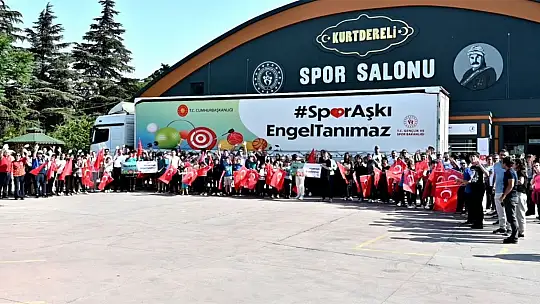 Cumhurbaşkanlığı Spor tırı Balıkesir'de