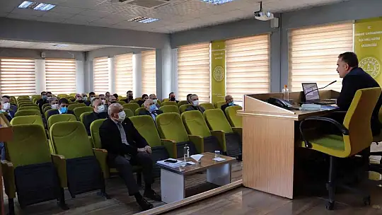 Edremit Kaymakamı Ahmet Odabaş Başkanlığında BİGEP toplantıları yapıldı