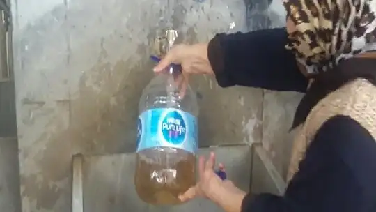 Erdek'te çeşme suları çamurlu akıyor