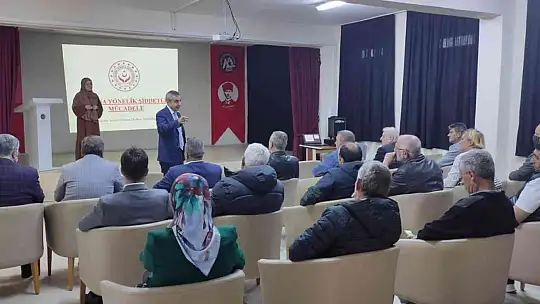 Erdekli muhtarlara kadına şiddet semineri