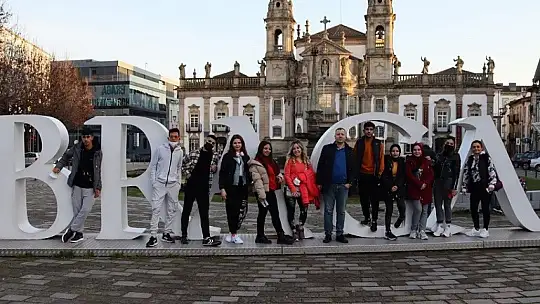 Gömeçli öğrenciler Portekiz'de staj gördü