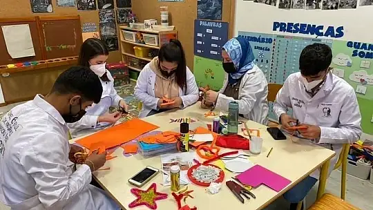 Gömeçli öğrenciler Portekiz'de staj gördü