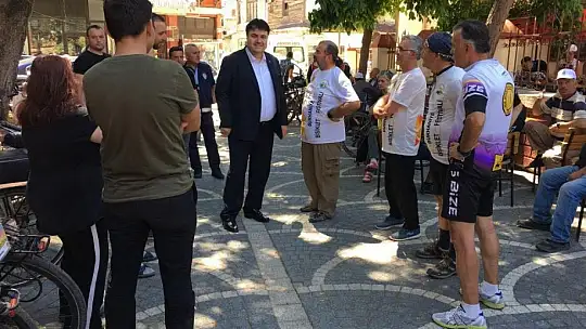 Havran bisikletçileri ağırladı