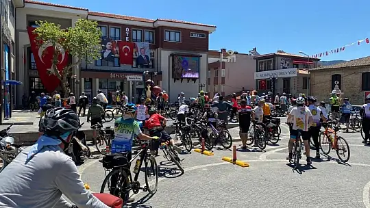 Havran bisikletçileri ağırladı